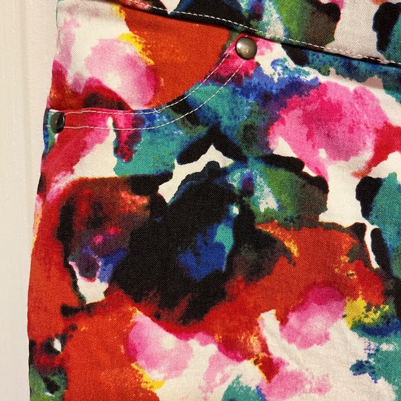 ORANGE Fashion Village size L multi coloured pullon pants - Picture 5 of 6